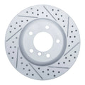 R1 09-16 BMW Z4 Front Right Drilled & Slotted Geoperformance Rotor