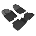 3D MAXpider Honda Civic 2022 Kagu 1st & 2nd Row - Black (W/ Rear USB Port)