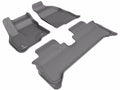 3D MAXpider 2017-2020 Chevrolet Bolt Ev Kagu 1st & 2nd Row Floormats - Gray