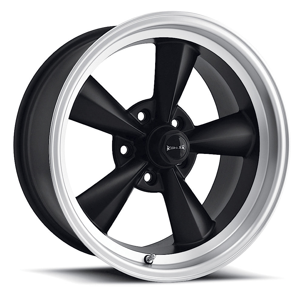 ~(31 lbs. 19X19X11)~ 675 (675) MATTE BLACK/MACHINED LIP 17X9.5 5-120.65 -5MM 83.82MM