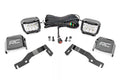 Rough Country LED Light Kit Ditch Mount 3 OSRAM Wide Toyota Tacoma 2WD 4WD (24-26) 72105