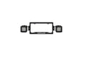 ~(5 lbs. 14X9X8)~ Universal license plate frame bracket LED mount KIT - includes (2) Zroadz 3 IN cube lights and wire harness