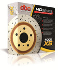 DBA 02-06 WRX / 98-07 Impreza 2.5L RS Rear Drilled & Slotted 4000 Series Rotor