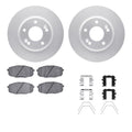 DFC 14-25 Hyundai Elantra GT Front Geospec Rotors with 5000 Advanced Brake Pads w/Hardware
