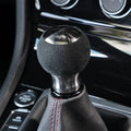 Billetworkz Polished Leather Fusion Weighted Shift Knob - Fits Subaru WRX 2002-14 / All Other 5-Speed Subaru