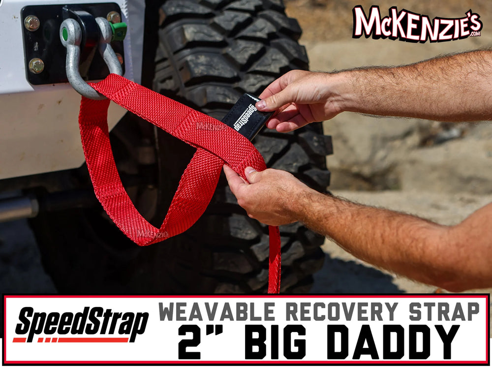 SpeedStrap 2In Big Daddy Weaveable Recovery Strap - 30Ft