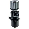 Moroso Single Inlet -10AN Billet Breather Tank Catch Can - Black