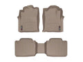 WeatherTech 05-11 Toyota Tacoma Front and Rear Floorliners - Tan