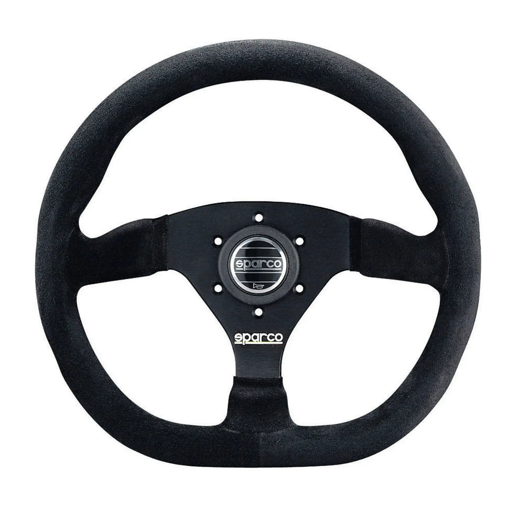 Sparco F10A Suede Black Steering Wheel
