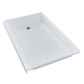 SHOWER PAN HEAVY DUTY 24 X 36 LH DRAIN WHITE