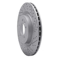 R1 14-24 Land Rover Range Rover Rear Right Drilled & Slotted Geoperformance Rotor