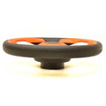 BURLWOOD WITH BLACK SPOKES