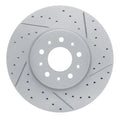 R1 16-21 Buick Regal Tourx Front Right Drilled & Slotted Geo-Carbon Rotor