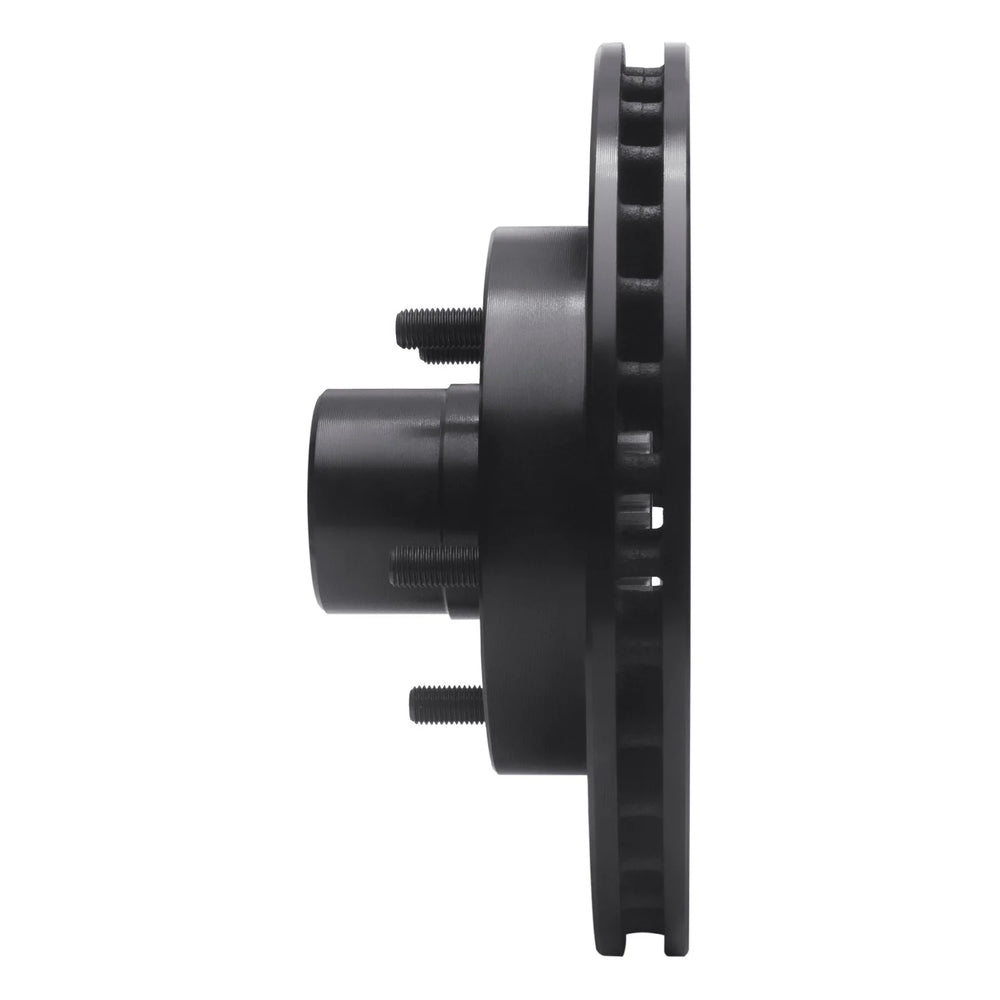 R1 91-03 Chevrolet S10 Blazer Front Right Drilled & Slotted Black Brake Rotor