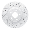 R1 20-26 Ford Escape Front Right Drilled & Slotted Geoperformance Rotor