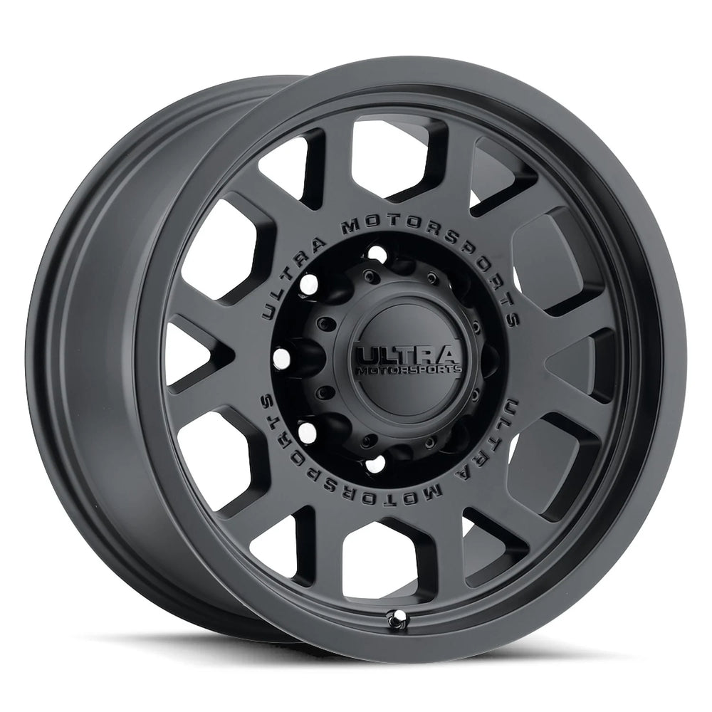18X9 8-170 +12MM SATIN BLACK WITH S