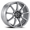 Enkei EDR9 16x7 4x100/114.3 45mm Offset 72.6 Bore Diameter Silver Wheel