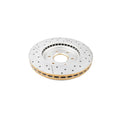 DBA 04-12 Nissan Pathfinder 4.0L Front Drilled & Slotted Street Series Rotor