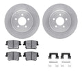 R1 Concepts Brake Rotor- Blank with Optimum Oe Pads Hdw Fits Chrysler 300