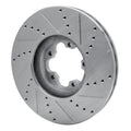 DFC 15-25 Ford Transit-350 HD/DRW Front Left Drilled & Slotted Silver Brake Rotor