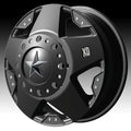 XD775 17X9 5X4.5/4.75 M-BLK -12MM