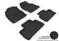 3D MAXpider 2007-2014 Land Rover Lr2 Kagu 1st & 2nd Row Floormats - Black