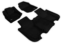 3D MAXpider 2009-2013 Honda Fit Kagu 1st & 2nd Row Floormats - Black