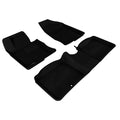 3D MAXpider 2012-2017 Hyundai Azera Kagu 1st & 2nd Row Floormats - Black