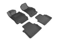 3D MAXpider 2014-2019 Cadillac CTS Kagu 1st & 2nd Row Floormats - Black