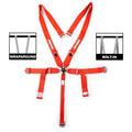 RaceQuip Red SFI CAMLOCK 5pt PD Lap Seat Belt