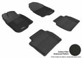 3D MAXpider 2008-2012 Chevrolet Malibu Kagu 1st & 2nd Row Floormats - Black
