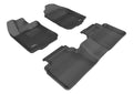 3D MAXpider 2006-2012 Ford Fusion Kagu 1st & 2nd Row Floormats - Black