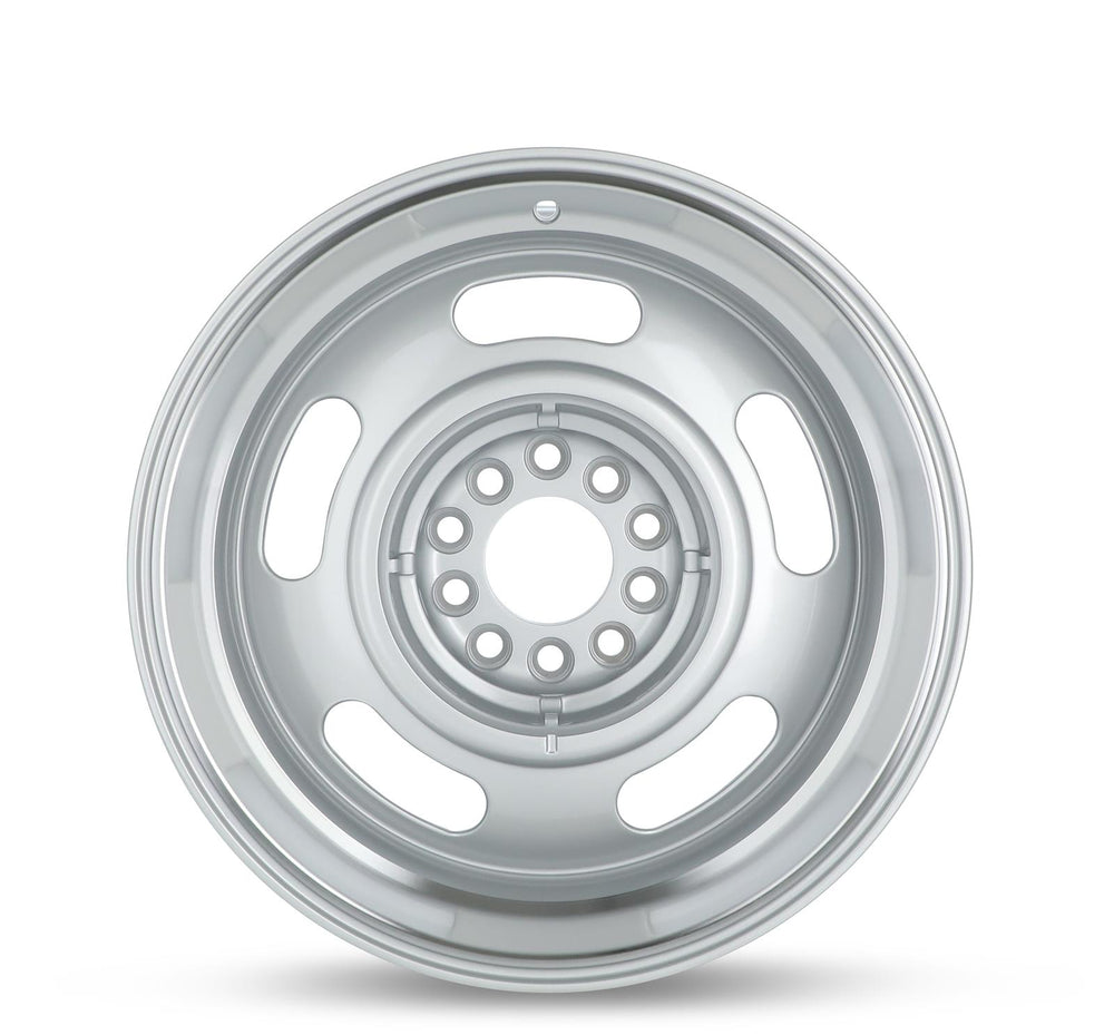 REV WHEELS 107 CLASSIC SERIES RALLY 17X7 5x120.65/5x127/5x4.75/5x5 +0MM OS SILVE