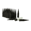 Gorilla 6 LUG 14X2.0 SPIKE LUG INSTALL KIT BLACK