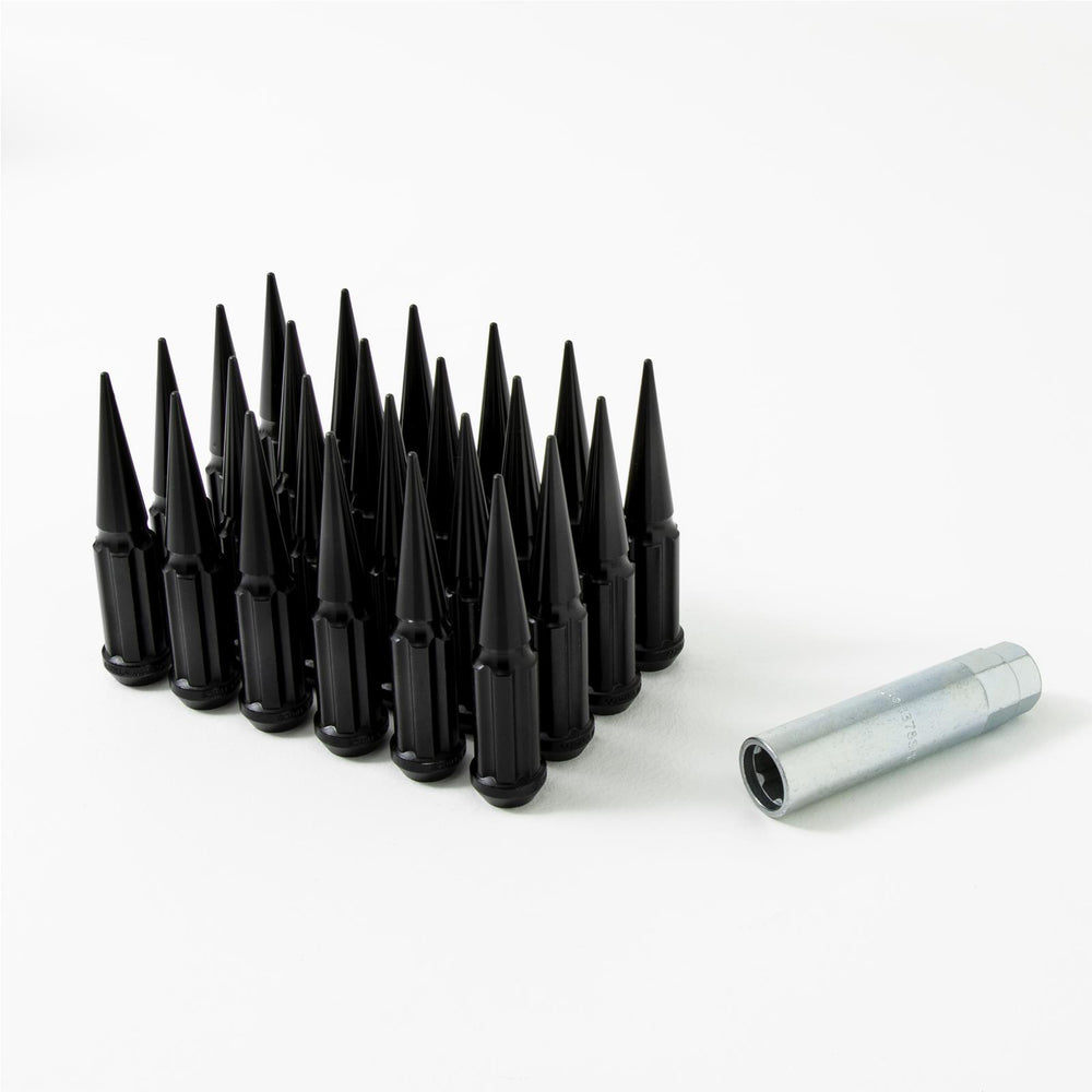 Gorilla 6 LUG 14X1.5 SPIKE LUG INSTALL KIT BLACK