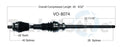 CV AXLE SHAFT