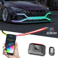 XKMAX 2X49IN RGB ADDRESSABLE FLEXIBLE BODY PANEL GAP STRIP APP CONTROL KIT
