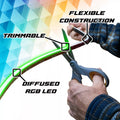 XKMAX 2X49IN RGB ADDRESSABLE FLEXIBLE BODY PANEL GAP STRIP APP CONTROL KIT