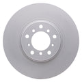 R1 01-06 BMW M3 Left Front Drilled & Slotted Black Brake Rotor