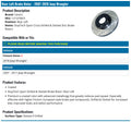 StopTech 12 Jeep Wrangler Rubicon Drilled Left Rear Rotor