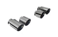 1518 VW GOLF MARK 7R BLACK QUAD TIP OPTION (FOR XFORCE SYS ONLY WILL NOT FIT OE
