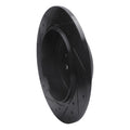 R1 18-25 Jeep Wrangler Rear Right Drilled & Slotted Black Brake Rotor