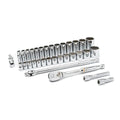SET SKT STD/DP SAE 1/2DR 12PT