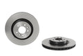 Brembo 2017 Discovery/14-17 Range Rover Front Premium UV Coated OE Equivalent Rotor