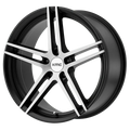 ~(29 lbs. 21X21X12)~ MONOPHONIC 18x9.5 5x114.30 BLACK (45 mm)