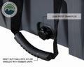 Overland Vehicle Systems D.B.S. - Dark Grey 53 QT Dry Box with Wheels Drain and Bottle Opener
