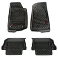 All Terrain Floor Liner Kit, Front/Rear, Black, 18-20 Jeep Wrangler JL, 2 Dr