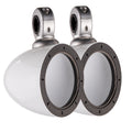KMMTES Mini Tower Enclosures for 4-Inch (100mm) Drivers Pair White