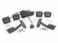 1x 70834 2x 70903BLKDRL LED Light Ditch Mount Dual 2 Black Pairs White DRL Toyota Tundra (14-21)