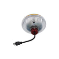 RETROBRIGHT LED SEALED 5.75IN RND YELLOW